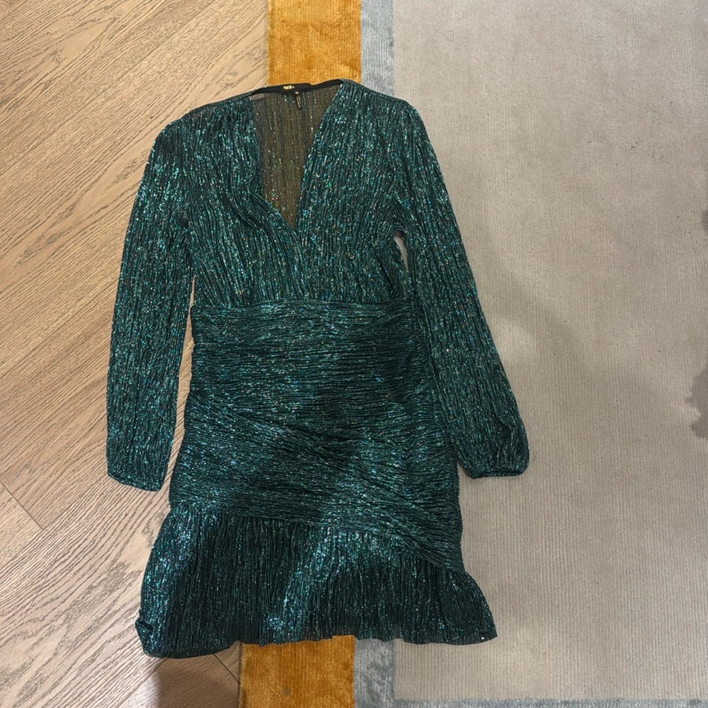 Shimmery green dress